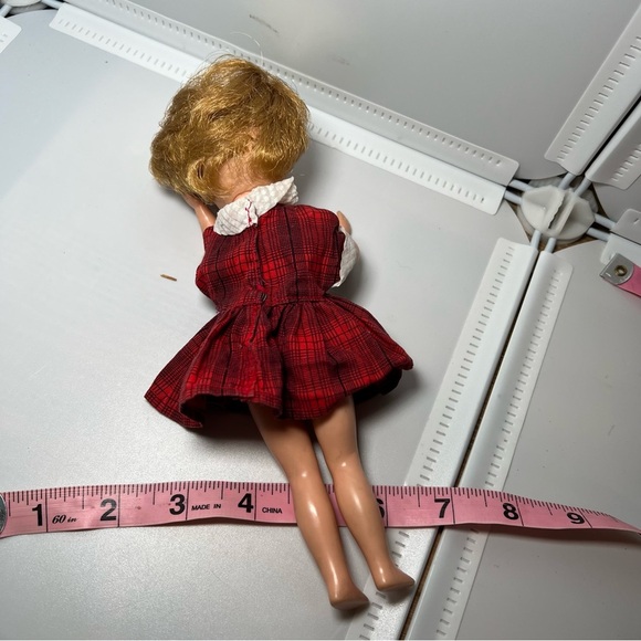 VINTAGE 1963 Deluxe Redding PENNY BRITE 8” Doll w/ Original Dresse - Picture 3 of 4